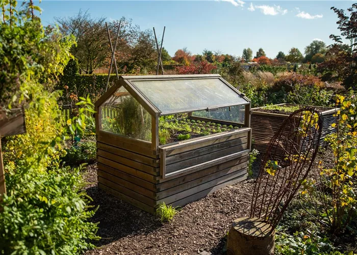 Ein Hochbeet als Highlight im Garten